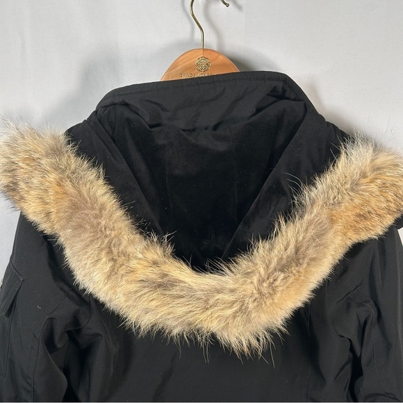 Pendleton Down Parka Black Small Warm Hooded Winter Coat - Picture 11 of 16